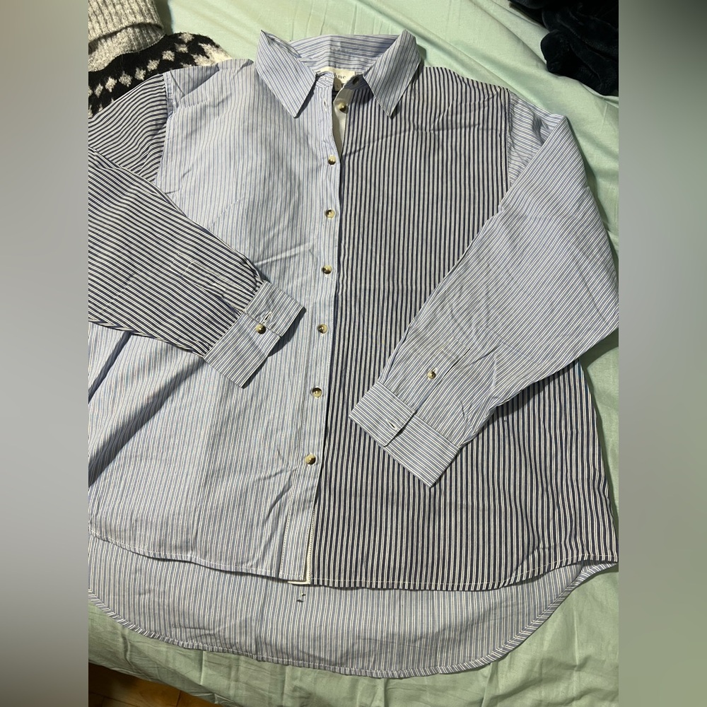 Oversized Bohme Striped Women’s Shirt. Size large